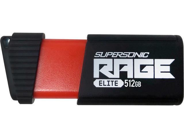 Patriot Supersonic Rage Elite 512GB USB 3.1, Gen. 1 (USB 3.0) Flash Drive Model PEF512GSRE3USB