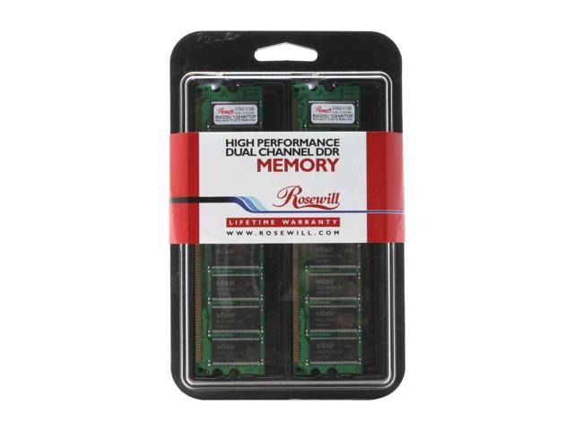 Rosewill 1GB (2 x 512MB) DDR 333 (PC 2700) Dual Channel Kit Desktop Memory Model RW333/1024KITDP