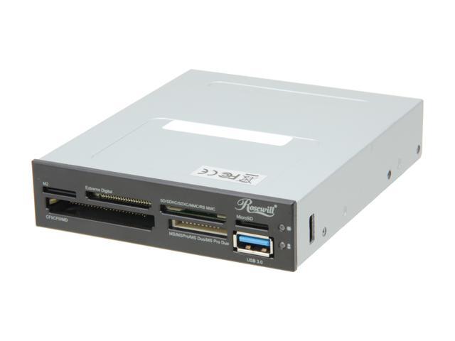 Rosewill RDCR-11003 - 3.5" 74-in-1 Internal Card Reader with USB 3.0 Port