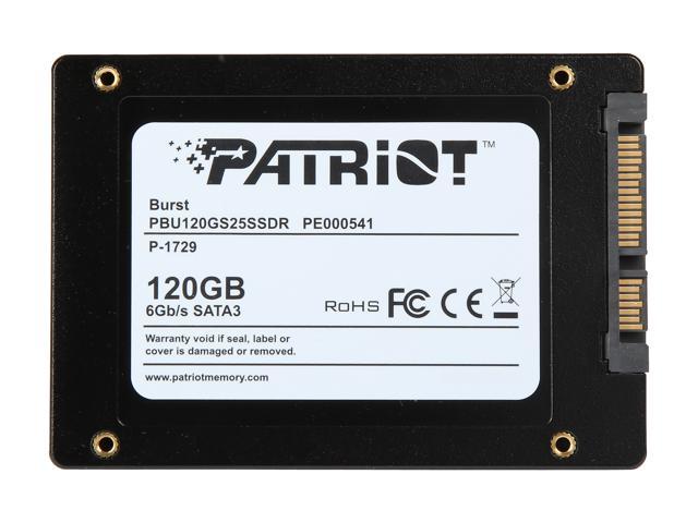 Patriot Memory Burst SSD 120GB SATA III Internal Solid State Drive 2.5 PBU120GS25SSDR 