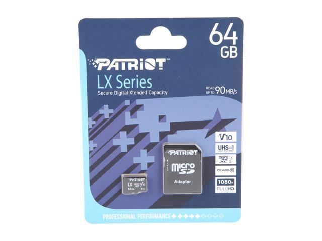 Patriot LX Series SD Card V10 SDHC 32GB Memory Card 
