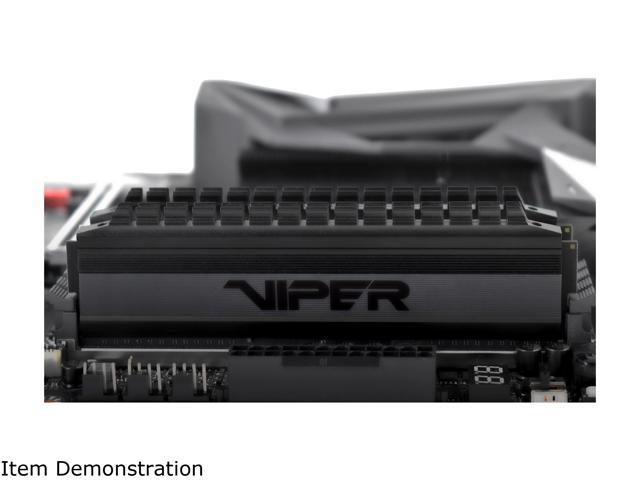 Patriot Viper 4 Blackout Series 32GB (2 x 16GB) 288-Pin DDR4 SDRAM DDR4  3600 (PC4 28800) Intel XMP 2.0 Desktop Memory Model PVB432G360C8K, AMD