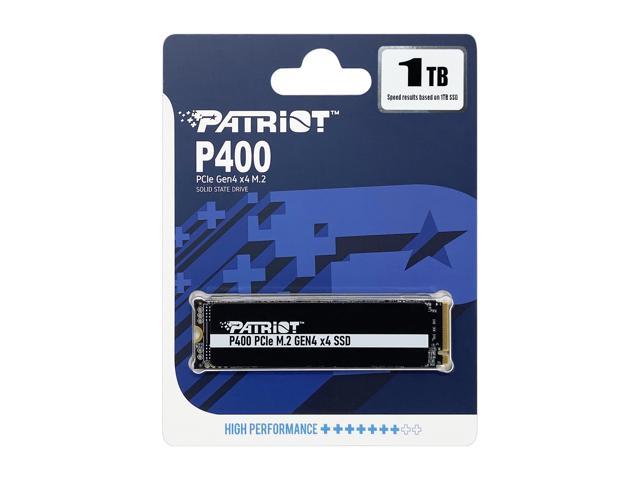 Patriot P400 M.2 2280 1TB PCI-Express 4.0 x4, NVMe 1.3 Internal Solid State  Drive (SSD) P400P1TBM28H