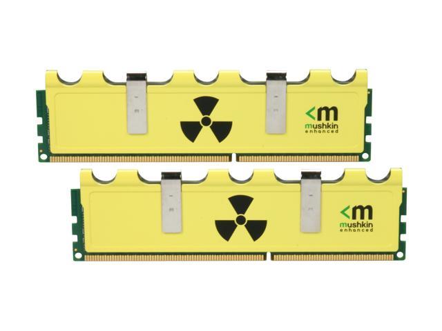 Mushkin Enhanced Radioactive 4GB (2 x 2GB) DDR3 1600 (PC3 12800) Desktop Memory Model 996983