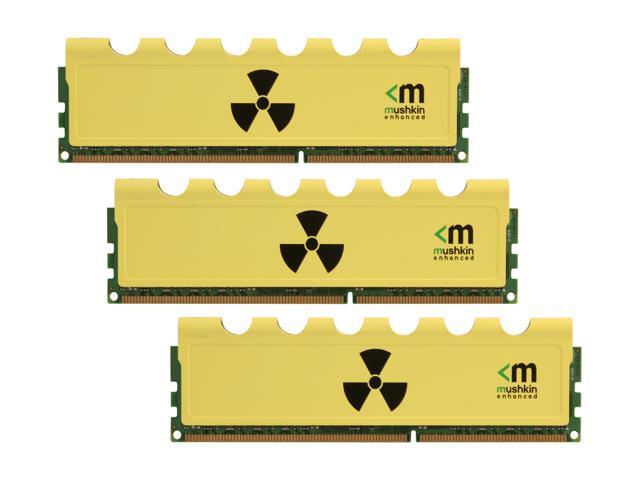 Mushkin Enhanced Radioactive 12GB (3 x 4GB) DDR3 1600 (PC3 12800) Desktop Memory Model 999005