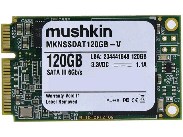 Mushkin Enhanced Atlas Series 120GB Mini-SATA (mSATA) MLC Internal Solid State Drive (SSD) MKNSSDAT120GB-V