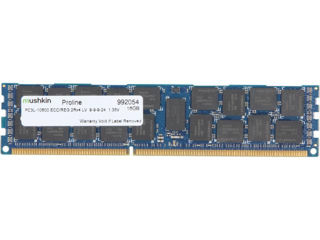 Mushkin Enhanced PROLINE 16GB ECC Registered DDR3 1333 (PC3 10600) Server Memory Model 992054