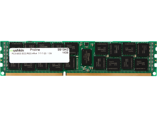 Proline Pc Ram Mushkin Enhanced PROLINE 16GB ECC Registered DDR3 1066 (PC3 8500 ...