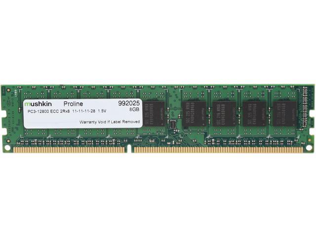 Mushkin Enhanced Proline 8GB ECC DDR3 1600 (PC3 12800) Server Memory Model 992025
