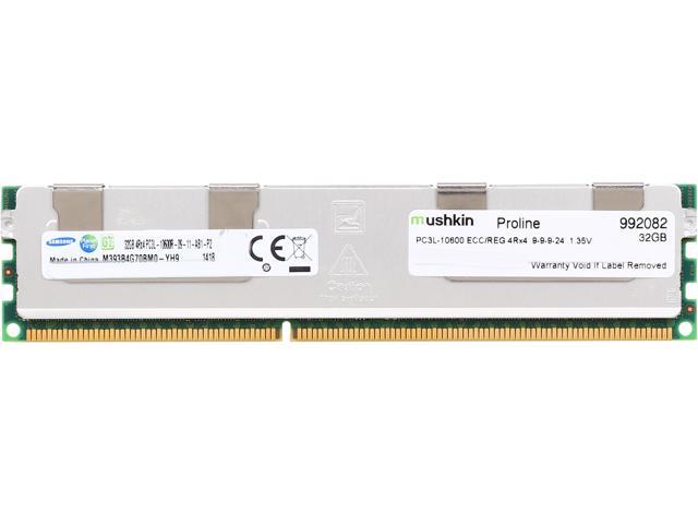 Mushkin Enhanced 32gb 240 Pin Ddr3 Rdimm Ecc Ddr3l 1333 Pc3l Memory Server Memory Model 99 Newegg Com