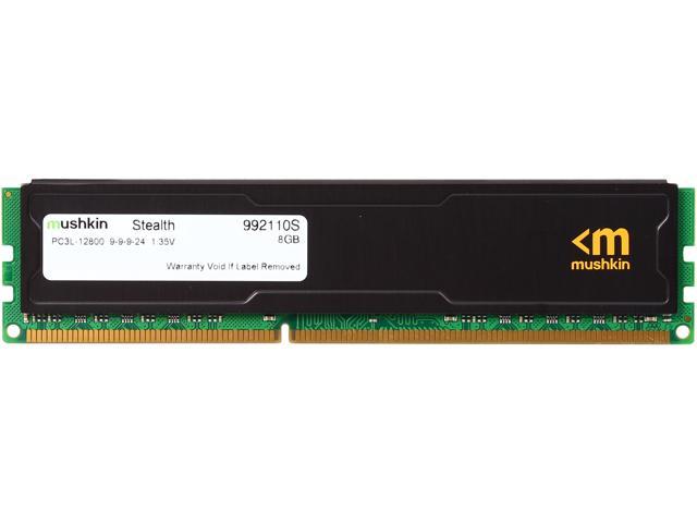Mushkin Enhanced Stealth 8GB DDR3L 1600 (PC3L 12800) Desktop Memory Model 992110S