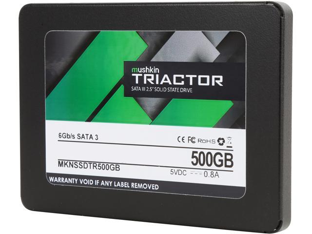 Mushkin Enhanced TRIACTOR 2.5" 500GB SATA III TLC Internal Solid State Drive (SSD) MKNSSDTR500GB