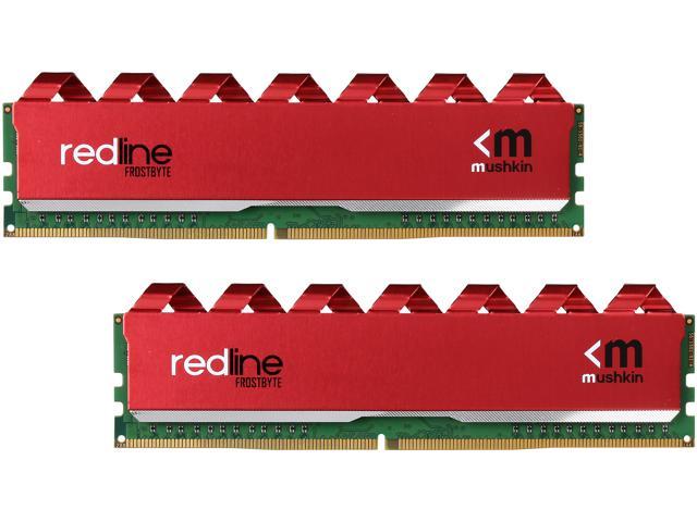 Mushkin Enhanced Redline 16GB (2 x 8GB) DDR4 2666 (PC4 21300) Desktop Memory Model MRA4U266GHHF8GX2