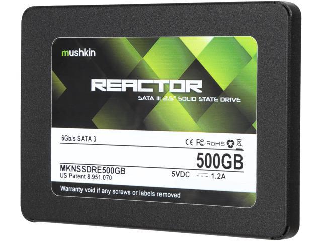 Mushkin Enhanced Reactor 2.5" 500GB SATA III MLC Internal Solid State Drive (SSD) MKNSSDRE500GB