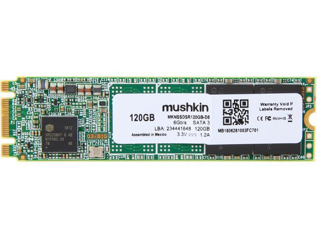 Mushkin Enhanced Source M.2 2280 120GB SATA III 3D TLC Internal Solid State Drive (SSD) MKNSSDSR120GB-D8