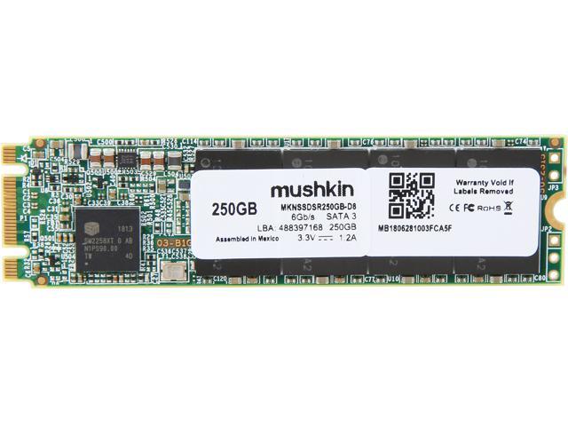 Mushkin Enhanced Source M.2 2280 250GB SATA III 3D TLC Internal Solid State Drive (SSD) MKNSSDSR250GB-D8