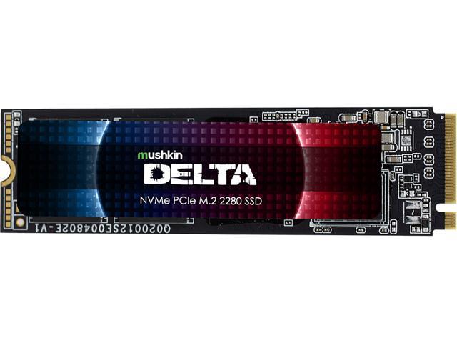 Mushkin Enhanced Delta M.2 2280 1TB PCIe Gen4 x4 NVMe 1.3 3D QLC Internal Solid State Drive (SSD) MKNSSDDE1TB-D8