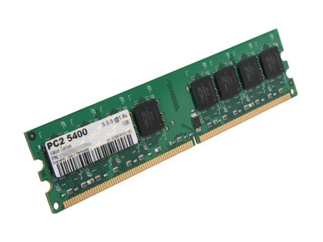 OCZ Value Series 1GB DDR2 667 (PC2 5400) Desktop Memory Model OCZ26671024V