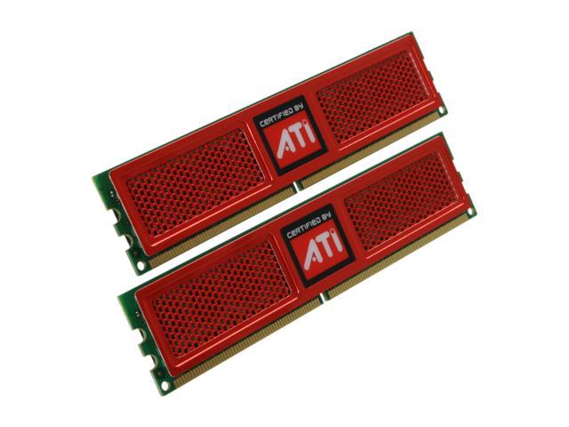 OCZ ATI CrossFire 2GB (2 x 1GB) DDR2 800 (PC2 6400) Dual Channel Kit Desktop Memory Model OCZ2A8002GK
