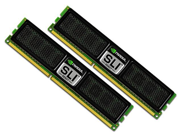 OCZ SLI-Ready 2GB (2 x 1GB) DDR2 800 (PC2 6400) Dual Channel Kit Desktop Memory Model OCZ2N800SR2GK