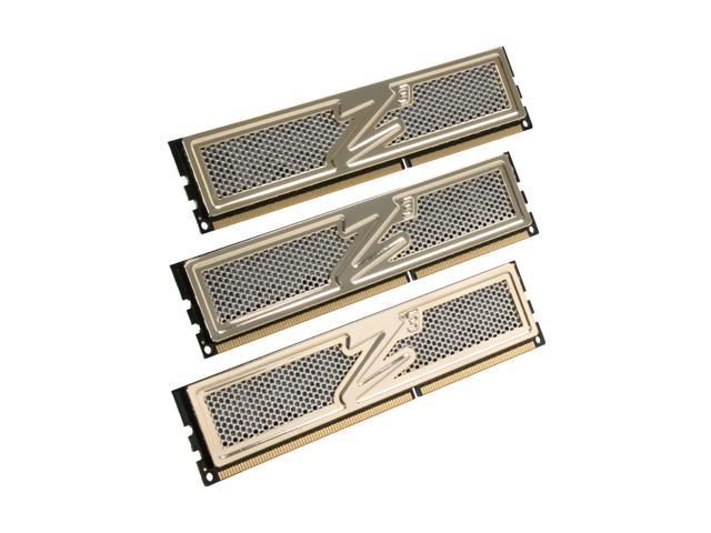 OCZ Gold 6GB (3 x 2GB) DDR3 1600 (PC3 12800) Low Voltage Desktop Memory Model OCZ3G1600LV6GK