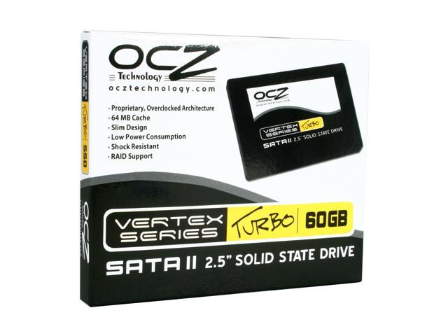 OCZ Vertex Turbo 2.5" 60GB SATA II MLC Internal Solid State Drive (SSD) OCZSSD2-1VTXT60G