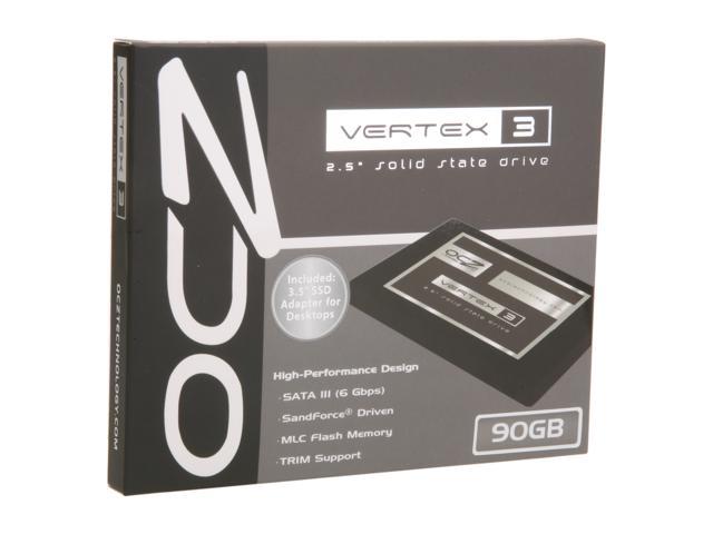 OCZ Vertex 3 2.5" 90GB SATA III MLC Internal Solid State Drive (SSD) VTX3-25SAT3-90G