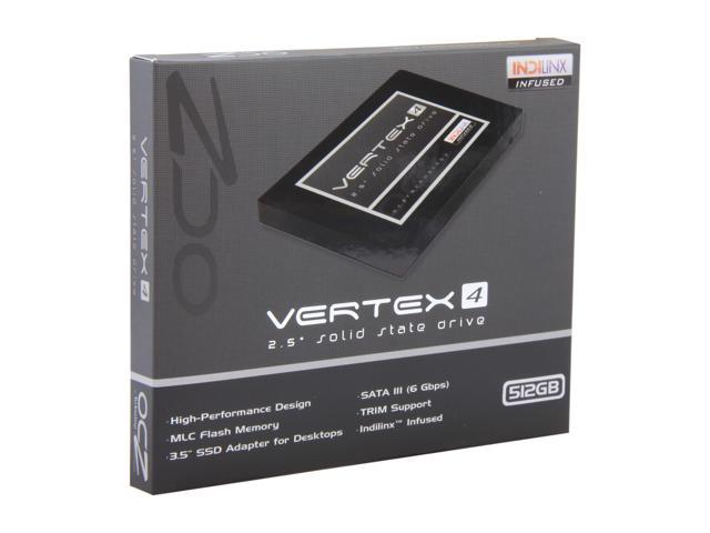 OCZ Vertex 4 2.5" 512GB SATA III MLC Internal Solid State Drive (SSD) VTX4-25SAT3-512G.M
