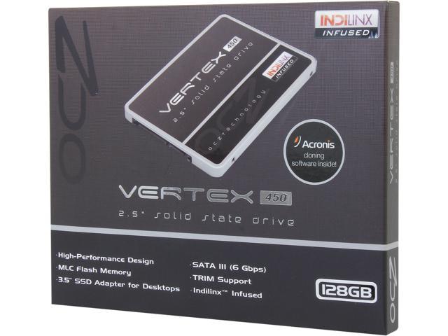 OCZ Vertex 450 Series 2.5" 128GB SATA III MLC Internal Solid State Drive (SSD) VTX450-25SAT3-128G