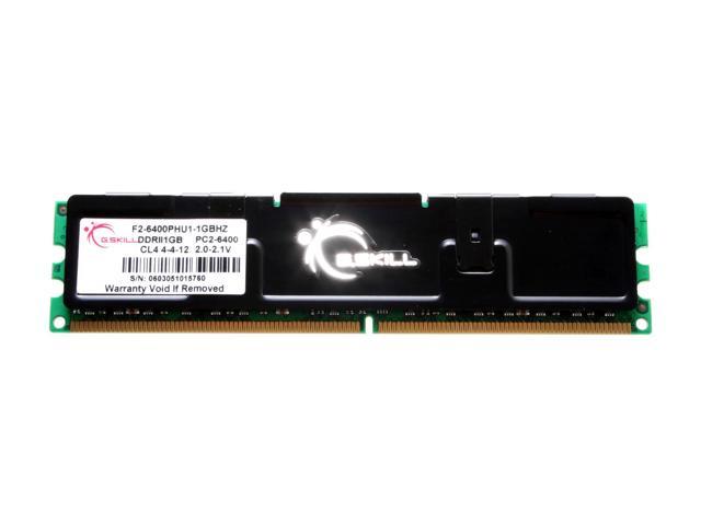 G.SKILL 1GB DDR2 800 (PC2 6400) Desktop Memory Model F2-6400PHU1-1GBHZ