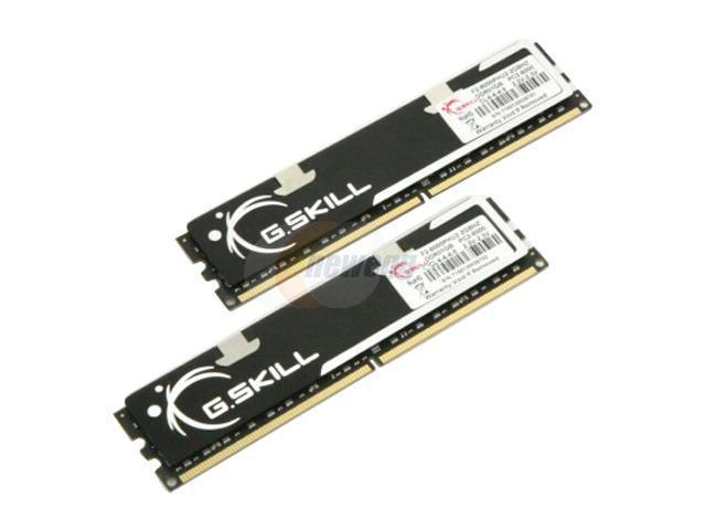 G.SKILL 2GB (2 x 1GB) DDR2 1000 (PC2 8000) Dual Channel Kit Desktop Memory Model F2-8000PHU2-2GBHZ