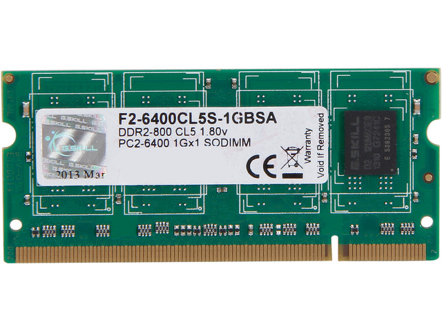 Barrette Mémoire RAM G.Skill DDR2 800 MHz 1GB CL5 - Neuf Pour PC Anciens