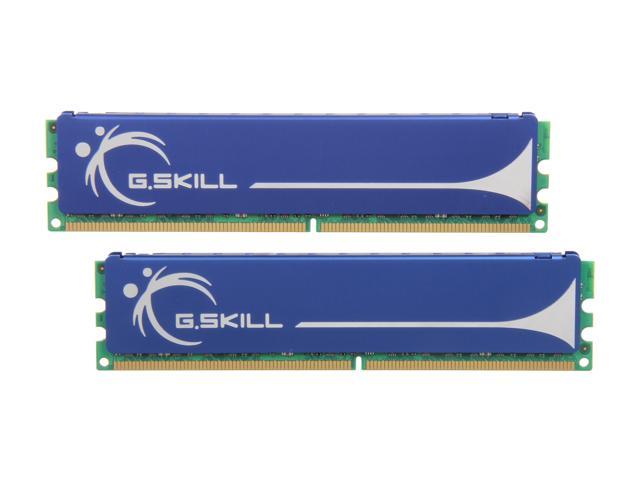 G.SKILL 4GB (2 x 2GB) DDR2 1000 (PC2 8000) Dual Channel Kit Desktop Memory Model F2-8000CL5D-4GBPQ