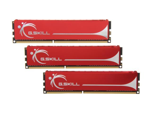 G.SKILL 6GB (3 x 2GB) DDR3 1333 (PC3 10666) Triple Channel Kit Desktop Memory Model F3-10666CL9T-6GBNQ
