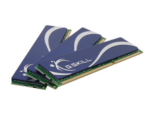G.SKILL 6GB (3 x 2GB) DDR3 1600 (PC3 12800) Triple Channel Kit Desktop Memory Model F3-12800CL8T-6GBHK