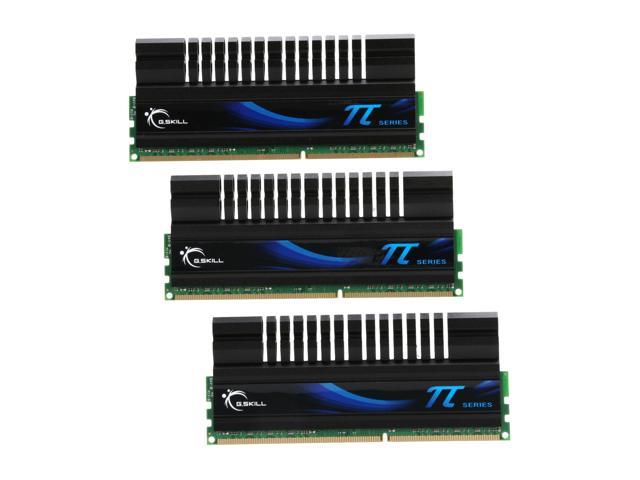 G.SKILL 6GB (3 x 2GB) DDR3 1600 (PC3 12800) Triple Channel Kit Desktop Memory Model F3-12800CL8TU-6GBPI