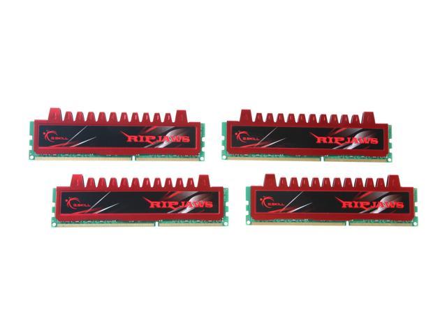 G.SKILL Ripjaws Series 16GB (4 x 4GB) DDR3 1600 (PC3 12800) Desktop Memory Model F3-12800CL9Q-16GBRL
