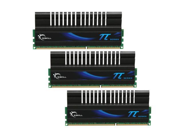 G.SKILL PI Series 6GB (3 x 2GB) DDR3 1600 (PC3 12800) Desktop Memory Model F3-12800CL7T-6GBPI