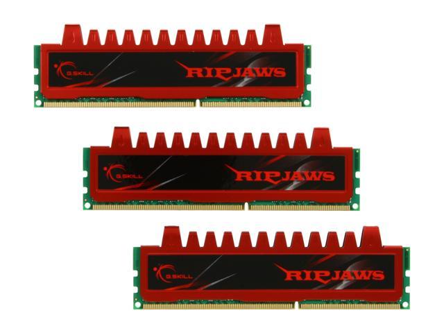 G.SKILL Ripjaws Series 12GB (3 x 4GB) DDR3 1600 (PC3 12800) Desktop Memory Model F3-12800CL9T-12GBRL