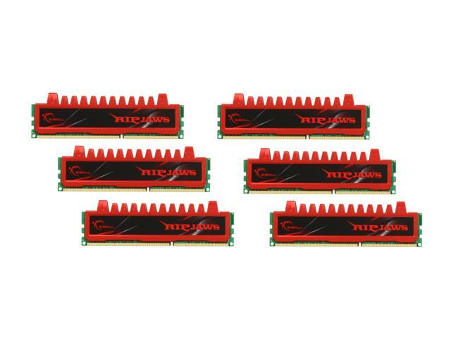 G.SKILL Ripjaws Series 24GB (6 x 4GB) DDR3 1600 (PC3 12800) Desktop Memory Model F3-12800CL9T2-24GBRL