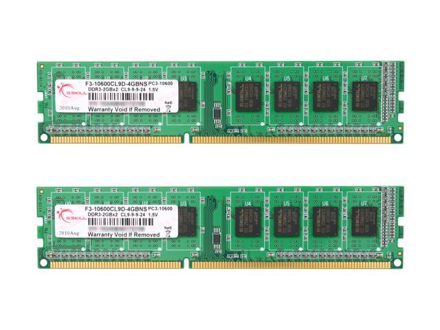G.SKILL NS 4GB (2 x 2GB) DDR3 1333 (PC3 10600) Desktop Memory Model F3-10600CL9D-4GBNS