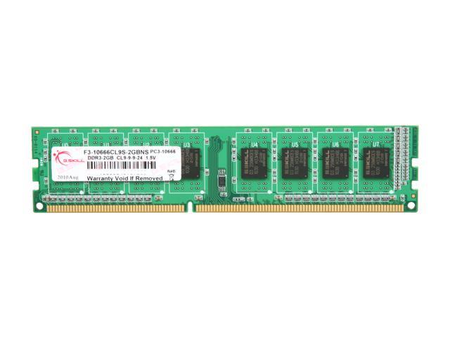 G.SKILL NS 2GB DDR3 1333 (PC3 10666) Desktop Memory Model F3-10666CL9S-2GBNS