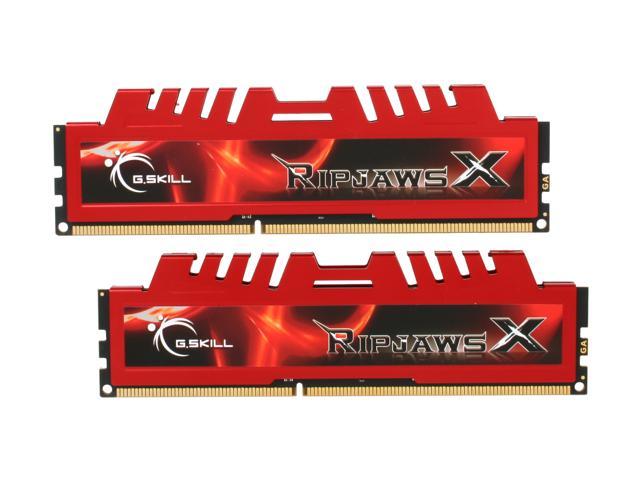 G.SKILL Ripjaws X Series 8GB (2 x 4GB) DDR3 1600 (PC3 12800) Desktop Memory Model F3-12800CL9D-8GBXL