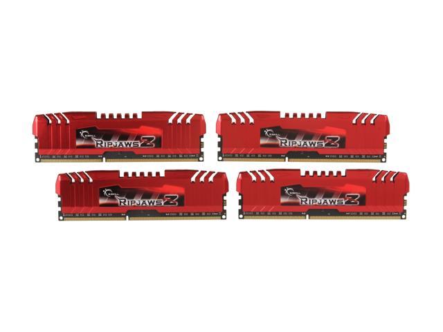 G.SKILL Ripjaws Z Series 16GB (4 x 4GB) DDR3 2133 (PC3 17000) Desktop Memory Model F3-17000CL11Q-16GBZL