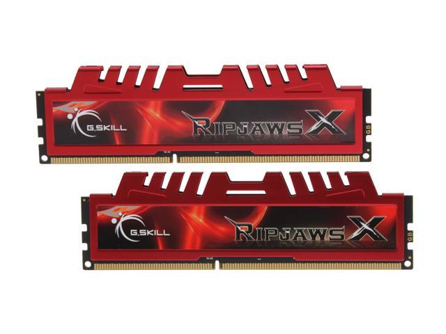 G.SKILL Ripjaws X Series 16GB (2 x 8GB) DDR3 1866 (PC3 14900) Desktop Memory Model F3-14900CL10D-16GBXL