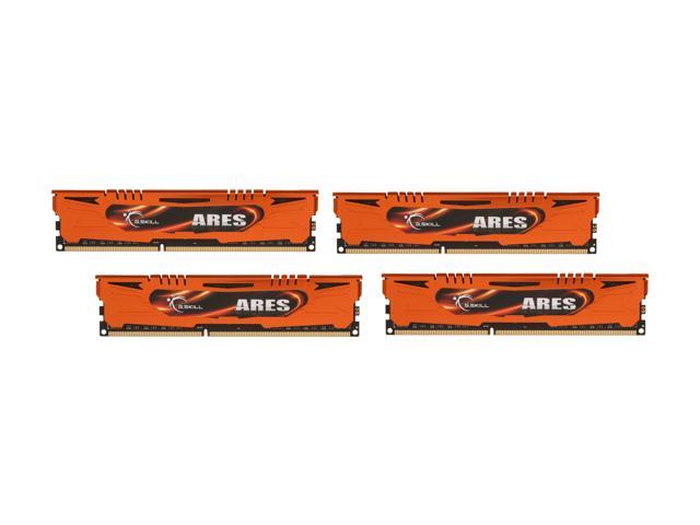 G.SKILL Ares Series 16GB (4 x 4GB) DDR3 1600 (PC3 12800) Desktop Memory Model F3-1600C9Q-16GAO