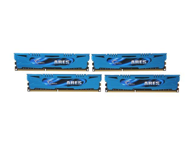 G.SKILL Ares Series 16GB (4 x 4GB) DDR3 1600 (PC3 12800) Desktop Memory Model F3-1600C9Q-16GAB