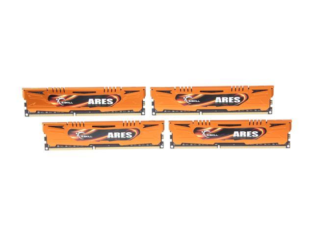 G.SKILL Ares Series 32GB (4 x 8GB) DDR3 1600 (PC3 12800) Desktop Memory Model F3-1600C10Q-32GAO