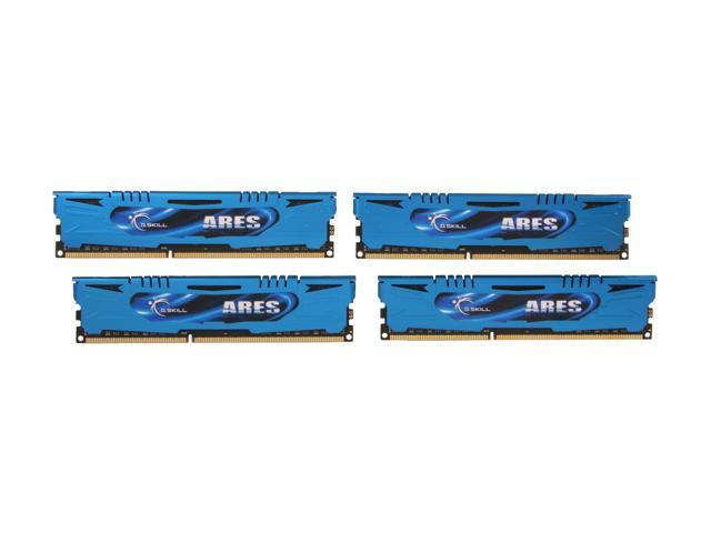 G.SKILL Ares Series 32GB (4 x 8GB) DDR3 1866 (PC3 14900) Desktop Memory Model F3-1866C10Q-32GAB