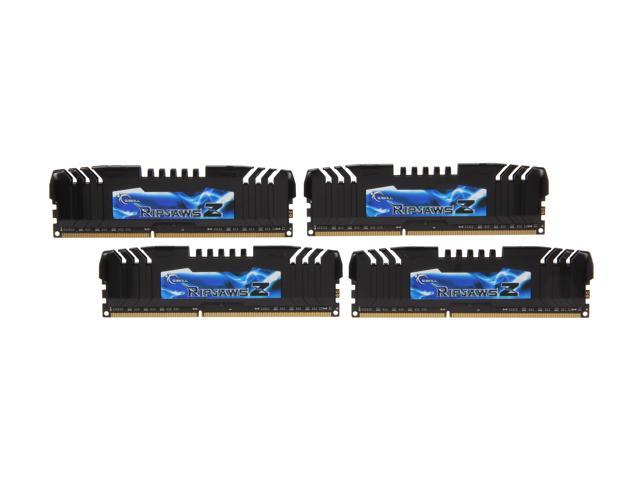 G.SKILL Ripjaws Z Series 16GB (4 x 4GB) DDR3 2400 (PC3 19200) Desktop Memory Model F3-2400C10Q-16GZH